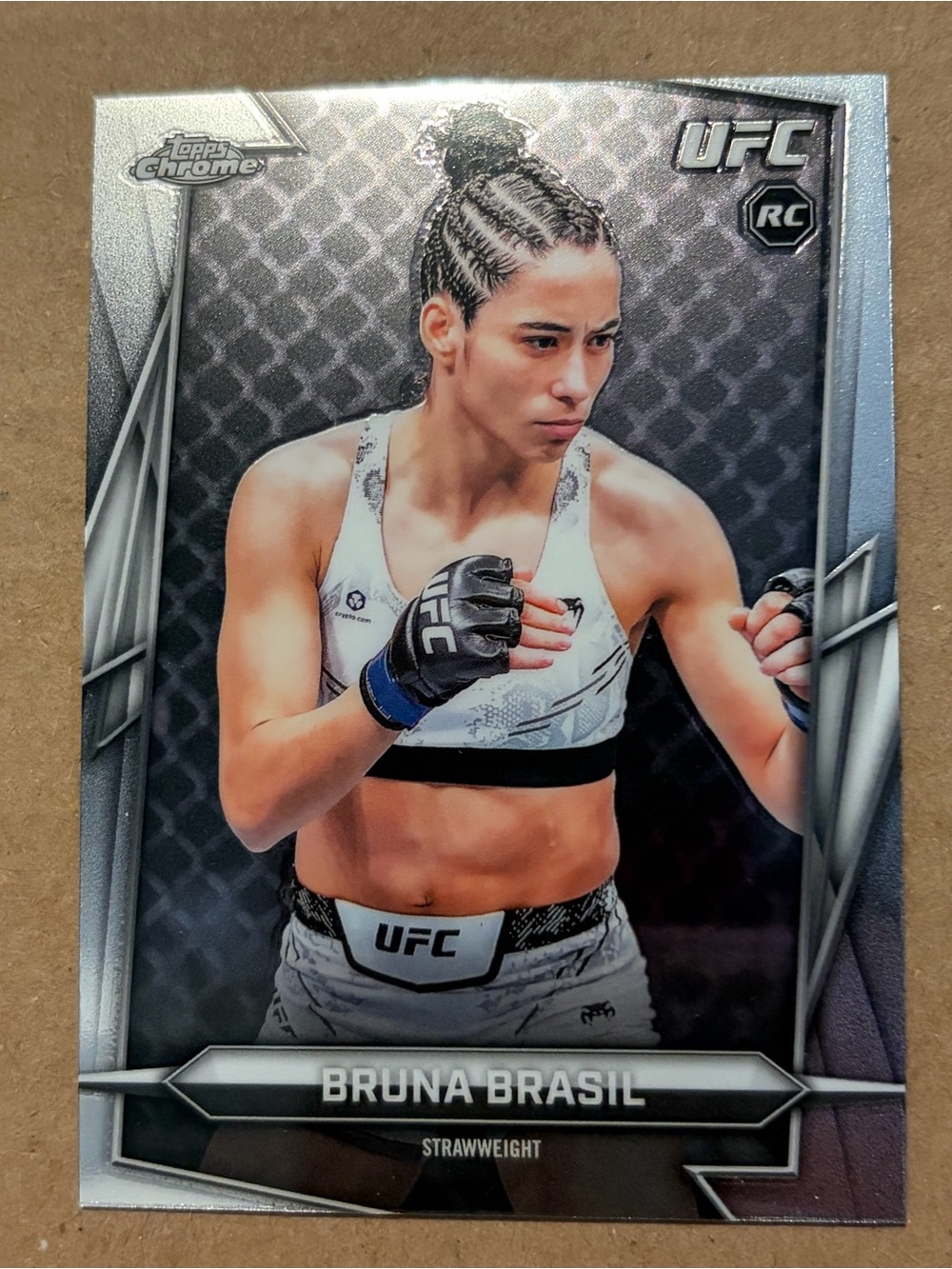 Bruna Brasil 2026 Topps Chrome Rookie RC MMA UFC Card